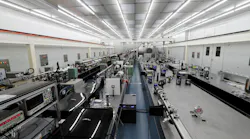 The 5 PW laser facility at Shanghai.