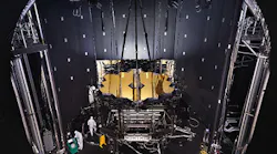NASA's James Webb Space Telescope (JWST) is suspended from Minus K vibration isolators on top of Chamber A at NASA's Johnson Space Center in Houston. NASA's James Webb Space Telescope (JWST) is suspended from Minus K vibration isolators on top of Chamber A at NASA's Johnson Space Center in Houston.