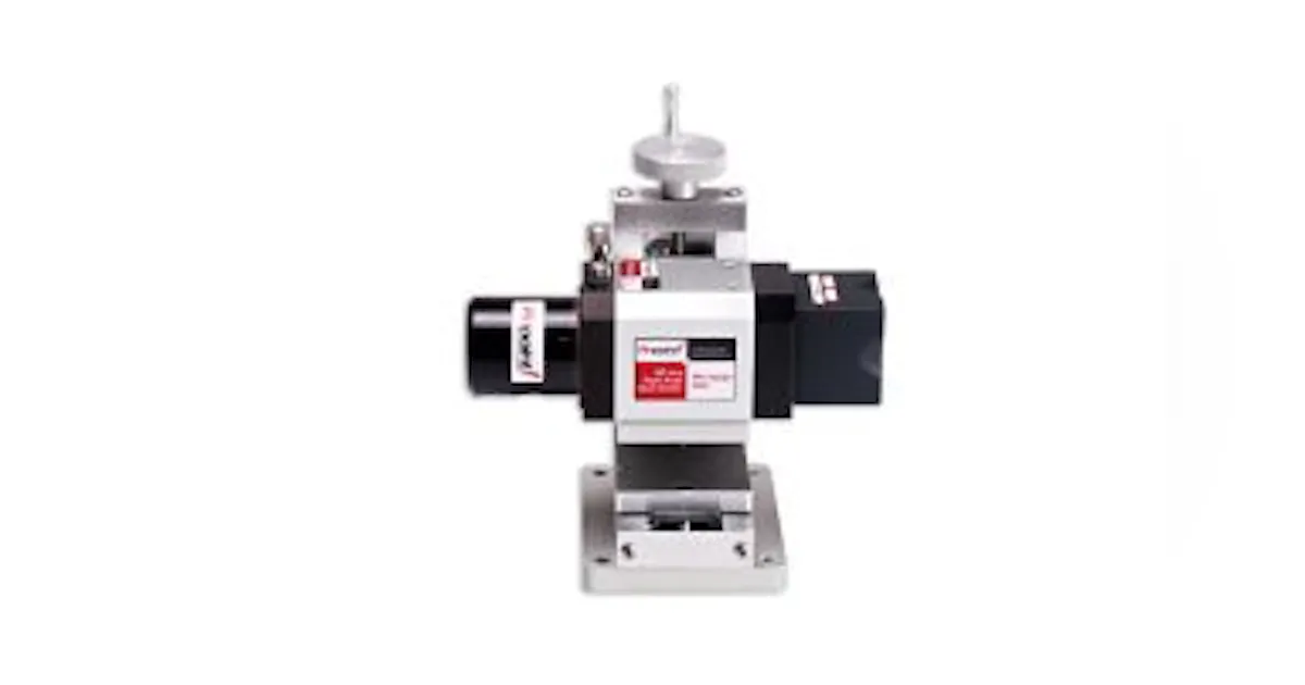 Laser alignment tool from Pinpoint Laser Systems uses a pentaprism ...