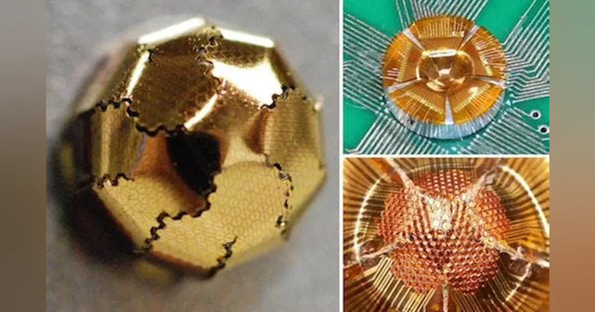 Bowl-shaped silicon image sensor could enable hemispherical imaging ...