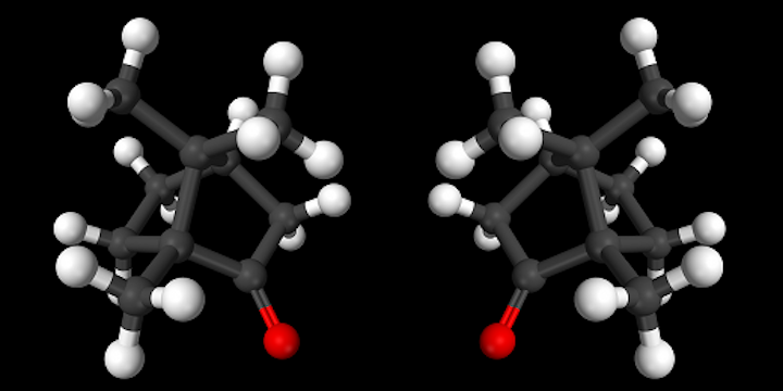 Chiral molecules are essentially mirror-images of each other, with identical shape. (Image credit: Wikimedia Commons)