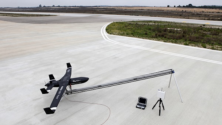 A drone fitted with a mid- and long-wave infrared sensor system can be used to collect gases in real time for on-the-spot-processing of spectral data, improving the rapid response process. (Image credit: Photonics PPP)