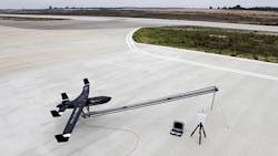 A drone fitted with a mid- and long-wave infrared sensor system can be used to collect gases in real time for on-the-spot-processing of spectral data, improving the rapid response process.