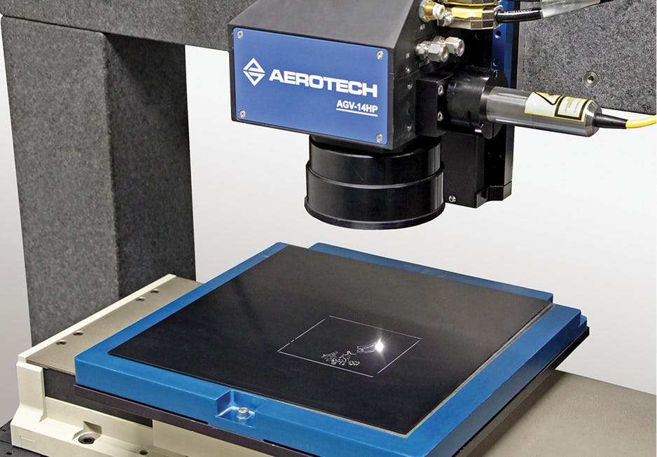 FIGURE 1. Galvo scanners offer very high bandwidth, which allows for faster processing times and, therefore, higher overall throughput in laser micromachining and additive manufacturing applications.