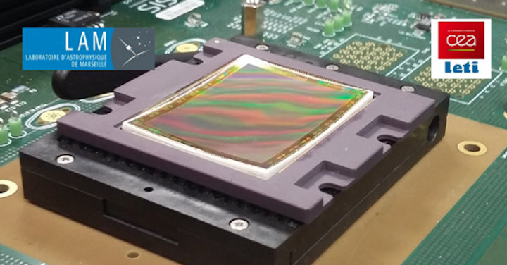 A fully functional prototype CMOS 20 Mpixel full-frame sensor, working in the visible, is one product that can be created from Leti’s curved substrate technology. This prototype was developed by CEA-LETI in the frame of the LAM-CEA collaboration funded under the FOCUS Labex and ERC. (Image credit: LAM/CEA-LETI)