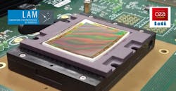 A fully functional prototype CMOS 20 Mpixel full-frame sensor, working in the visible, is one product that can be created from Leti’s curved substrate technology. This prototype was developed by CEA-LETI in the frame of the LAM-CEA collaboration funded under the FOCUS Labex and ERC. A fully functional prototype CMOS 20 Mpixel full-frame sensor, working in the visible, is one product that can be created from Leti’s curved substrate technology. This prototype was developed by CEA-LETI in the frame of the LAM-CEA collaboration funded under the FOCUS Labex and ERC.