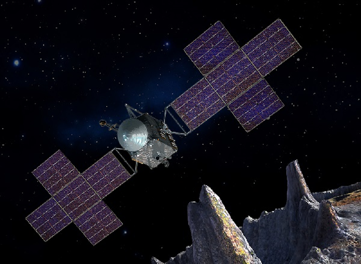 LGS Innovations will provide laser communications for the NASA Psyche mission to explore an unusual asteroid. (Image credit: NASA)