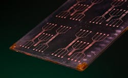Researchers are developing a new material that could improve processing speed of sensors and other electronic components.