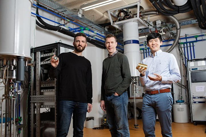 TU Delft researchers are advancing towards a silicon quantum chip that will bring quantum computers closer to commercial use. (Image credit: TU Delft)