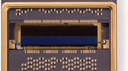 FIGURE 1. Shown is the top view of the high-speed XLIN-FC linear SWIR array that achieves line rates up to 400 kHz for 512-, 1024-, or 2048-pixel resolutions.