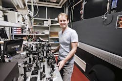 Professor Goëry Genty works in the Laboratory of Photonics at Tampere University of Technology, where a new ultrafast measurement technique reveals dynamics of the evolution of a laser beam. Professor Goëry Genty works in the Laboratory of Photonics at Tampere University of Technology, where a new ultrafast measurement technique reveals dynamics of the evolution of a laser beam.