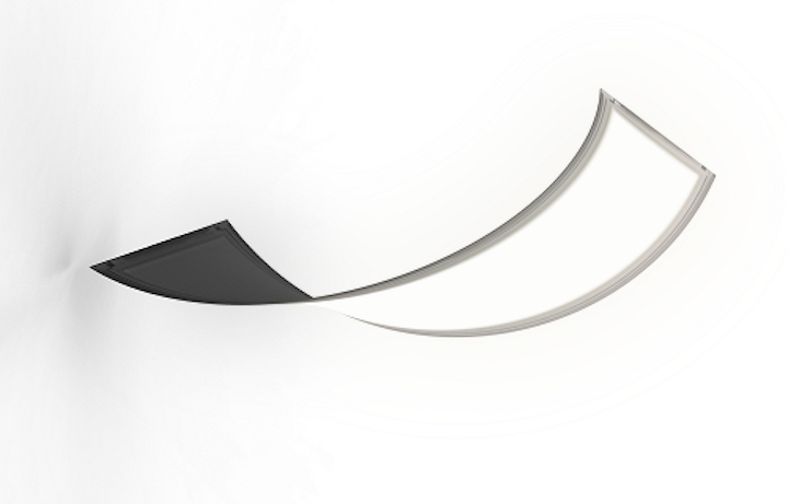Bendoled uses Corning Willow glass to create bendable OLED lighting options. (Image credit: OLEDWorks)