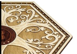 The Glowforge home laser printer uses 40 to 45 W lasers in a self-contained system to easily print products in wood, leather, and many more materials. After a crowdfunding campaign, the product is now available for general sale. The Glowforge home laser printer uses 40 to 45 W lasers in a self-contained system to easily print products in wood, leather, and many more materials. After a crowdfunding campaign, the product is now available for general sale.