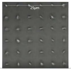 Voxels are shown within a glass block; these structures enable permanent optical data storage. Voxels are shown within a glass block; these structures enable permanent optical data storage.