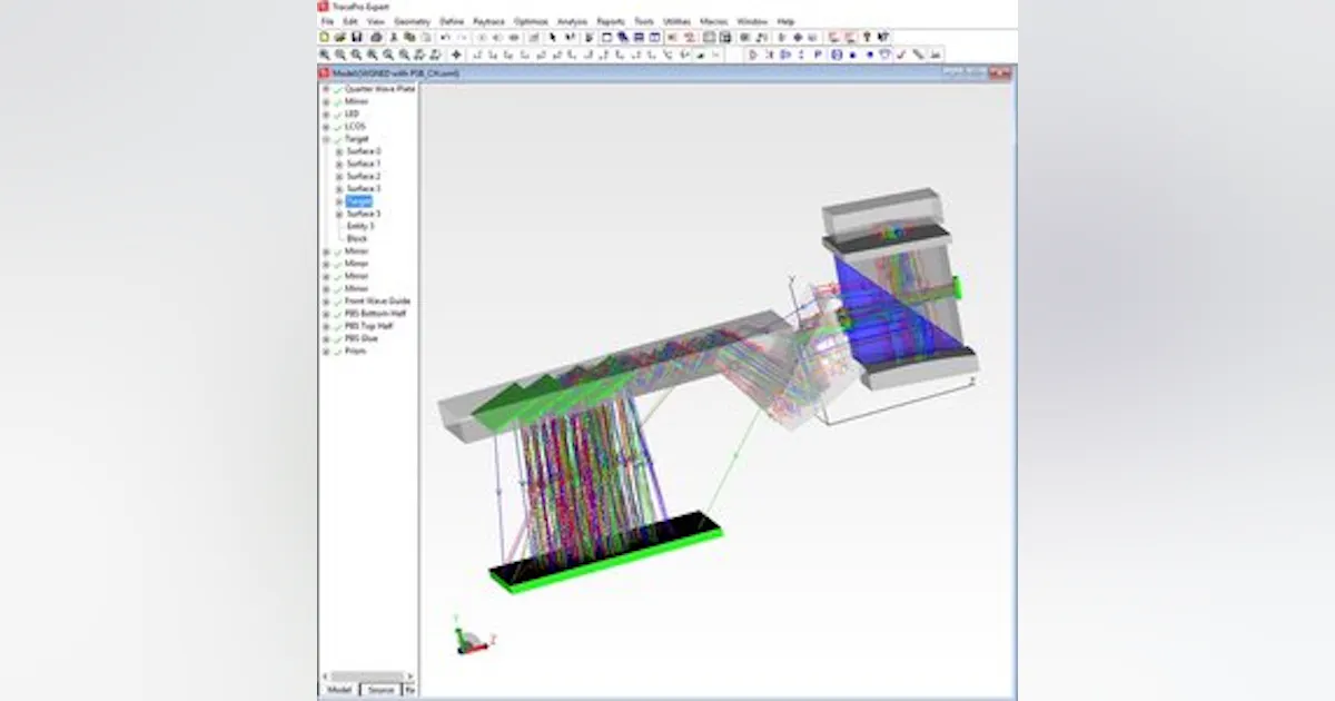Lambda Research optical design software offers new modeler capabilities ...