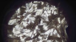 These Madagascar comet moth cocoon fibers have a highly metallic sheen. These Madagascar comet moth cocoon fibers have a highly metallic sheen.