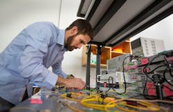 NAU physicist Ryan Behunin's research explores the physics of fluctuation-induced phenomena and optomechanics, investigating fundamental questions regarding the interaction of light, sound and matter--from quantum friction to laser noise. NAU physicist Ryan Behunin's research explores the physics of fluctuation-induced phenomena and optomechanics, investigating fundamental questions regarding the interaction of light, sound and matter--from quantum friction to laser noise.