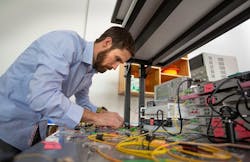NAU physicist Ryan Behunin&apos;s research explores the physics of fluctuation-induced phenomena and optomechanics, investigating fundamental questions regarding the interaction of light, sound and matter--from quantum friction to laser noise.