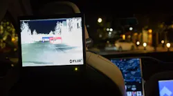 FLIR is providing thermal imaging data of obstacles encountered during driving, to assist in improving autonomous vehicle navigation.
