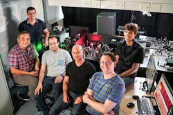 Research participants in the Bartal lab at the Faculty of Electrical Engineering at Technion are shown (right to left): professor Netanel Lindner, Shai Tsesses, professor Guy Bartal, Kobi Cohen, Evgeni Ostrovsky, and Bergin Gjonaj. Research participants in the Bartal lab at the Faculty of Electrical Engineering at Technion are shown (right to left): professor Netanel Lindner, Shai Tsesses, professor Guy Bartal, Kobi Cohen, Evgeni Ostrovsky, and Bergin Gjonaj.