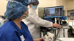 A new handheld ophthalmology instrument allows imaging of photoreceptors in the eyes of young children, as pictured here; it could help to improve the diagnosis of eye diseases and eventually find use in early detection of brain-related diseases and trauma.