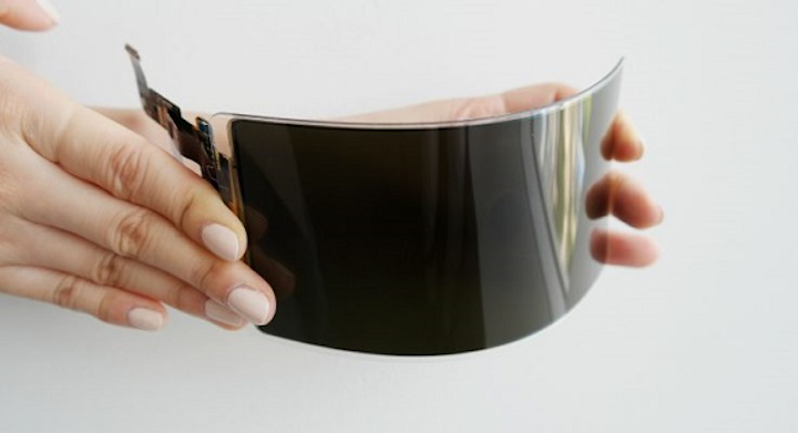 Samsung calls its flexible OLED display 'unbreakable'. (Image credit: Samsung Display)