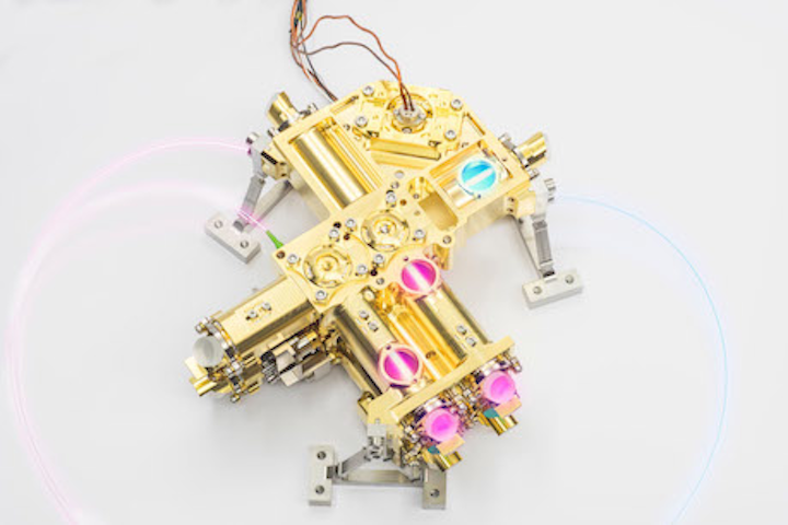Space-borne quantum photon source to secure communication
