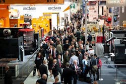 EuroBLECH 2018 was a big show with big booths and big business for sheet metal processing. EuroBLECH 2018 was a big show with big booths and big business for sheet metal processing.