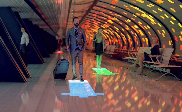 Lumentiles transform ordinary spaces with colors and video images in a plain ceramic tile. (Image credit: https://www.lumentile-project.eu)