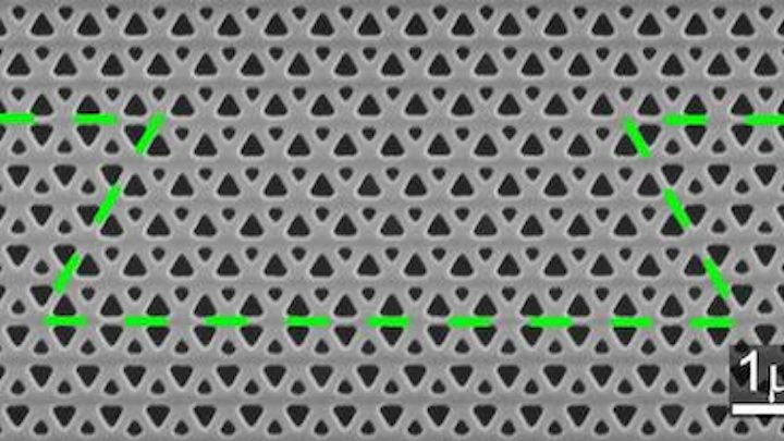 Photonic crystal sharply bends light without backscattering losses