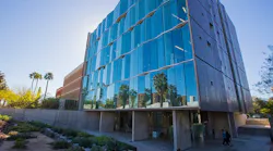 The Meinel Optical Sciences building houses the University of Arizona College of Optical Sciences, which recently received a $20 million gift from founding dean James Wyant and his family.