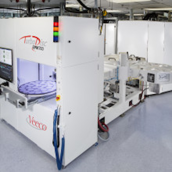 The collaboration fabricates ALLOS 200 mm GaN-on-Si epiwafer technology products on Veeco Propel MOCVD systems. (Image credit: Veeco)