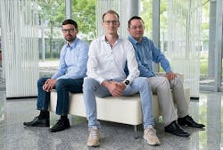 Shown are the founders of lidar startup Blickfeld. (Image credit: Blickfeld)