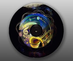 IQ Structures has won several awards for its optical holograms, like this one created for a gramophone record. IQ Structures has won several awards for its optical holograms, like this one created for a gramophone record.