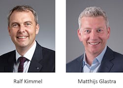 Ralf Kimmel, general manager of Trumpf Laser Technology, and Matthijs Glastra, CEO of Novanta, will give keynote presentations at the 2019 Lasers & Photonics Marketplace Seminar. Ralf Kimmel, general manager of Trumpf Laser Technology, and Matthijs Glastra, CEO of Novanta, will give keynote presentations at the 2019 Lasers & Photonics Marketplace Seminar.