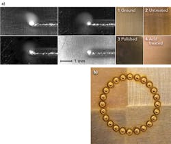 FIGURE 5. Surface condition does not play a significant role in copper welding using green lasers. FIGURE 5. Surface condition does not play a significant role in copper welding using green lasers.