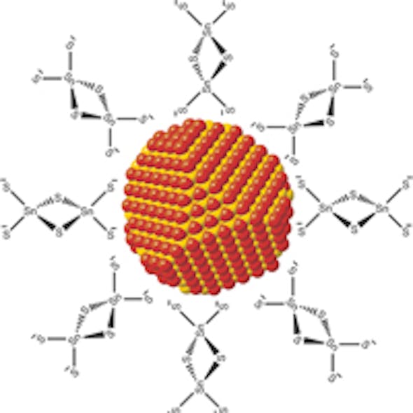 Inorganic surface ligands enable easy electron transport between quantum dots.