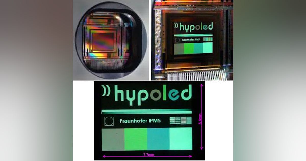 HYPOLED digital VGA full-color OLED projection microdisplay achieves ...