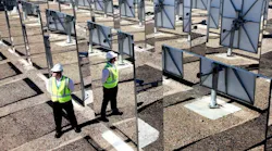 The solar thermal research hub at Steel River, Newcastle in Australia is shown.