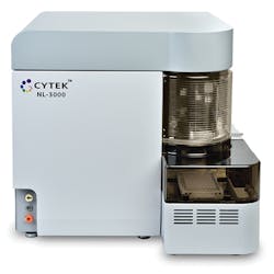 FIGURE 3. Cytek aims to make flow cytometry accessible to more researchers with its Northern Lights spectral flow cytometer, which provides access to more than 24 colors at a cost equal to significantly less capable instruments. Its optical design and unmixing algorithm enable use of a vast array of low-cost dyes, including those with highly overlapping spectra.