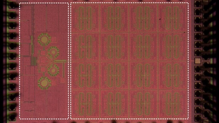 A new semiconductor chip leverages sub-terahertz wavelengths for object recognition, which could be combined with light-based image sensors to help steer driverless cars through fog. (Image credit: MIT)