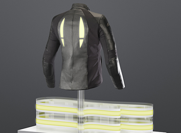 Hybrid OLED leads to flexible luminous surfaces for new uses