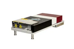 The NKT Photonics aeroPULSE ultrafast pump laser (right rear) is integrated into A·P·E Emerald Engine OPO systems.