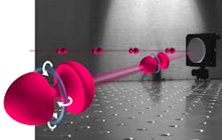 University of Maryland (UMD) physicists have discovered that self-focused laser pulses can generate violent swirls of optical energy that strongly resemble smoke rings. University of Maryland (UMD) physicists have discovered that self-focused laser pulses can generate violent swirls of optical energy that strongly resemble smoke rings.