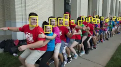 An automated face detection method developed at Carnegie Mellon University enables computers to recognize faces in images at a variety of scales, including tiny faces composed of just a handful of pixels.