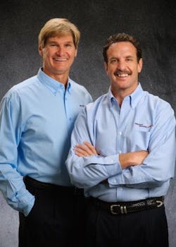 Executive leadership of Daylight Solutions, (right) Tim Day, CEO, CTO and Chairman, and Paul Larson, President and COO. Executive leadership of Daylight Solutions, (right) Tim Day, CEO, CTO and Chairman, and Paul Larson, President and COO.