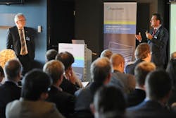 A substantial topic at the 4th UKP Workshop was heat transfer in ultrafast ablation. Thomas Graf (right) said: “We haven’t fully understood yet, how much heat is left from ultrafast pulses in the material.” A substantial topic at the 4th UKP Workshop was heat transfer in ultrafast ablation. Thomas Graf (right) said: “We haven’t fully understood yet, how much heat is left from ultrafast pulses in the material.”