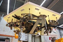 One segment of the giant primary mirror of the Extremely Large Telescope undergoing testing at ESO’s facility in Germany in 2012. One segment of the giant primary mirror of the Extremely Large Telescope undergoing testing at ESO’s facility in Germany in 2012.