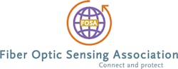 The logo for the Fiber Optic Sensing Association (FOSA) at www.fiberopticsensing.org.