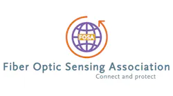 The logo for the Fiber Optic Sensing Association (FOSA) at www.fiberopticsensing.org.
